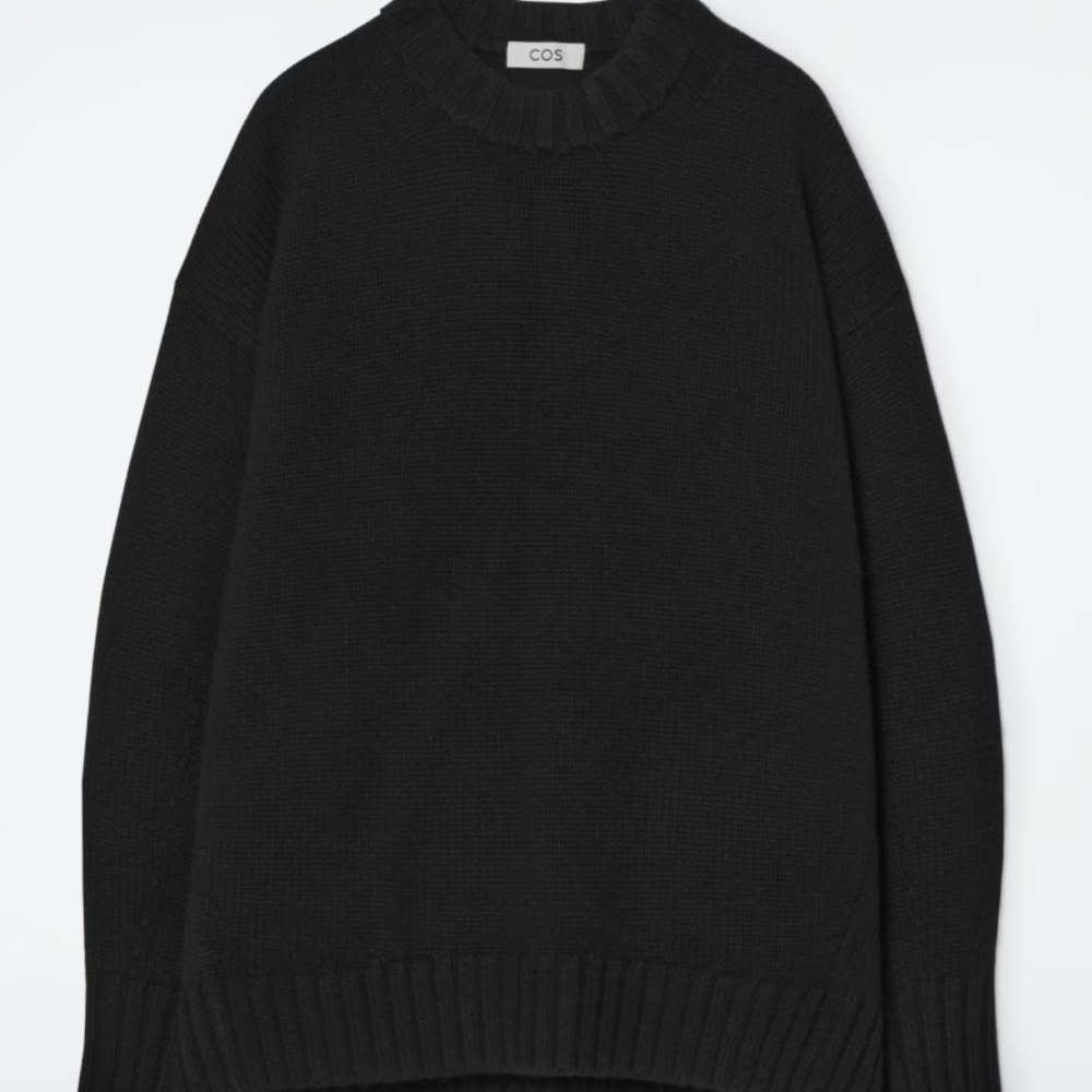COS men’s chunky cashmere sweater
